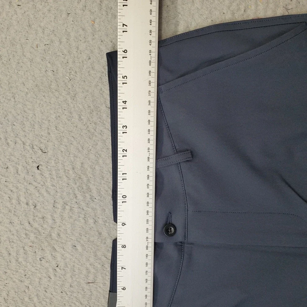 Dunning Golf Chino Pants Men 32/32 Navy Performance Stretch Quick Dry Flat Front